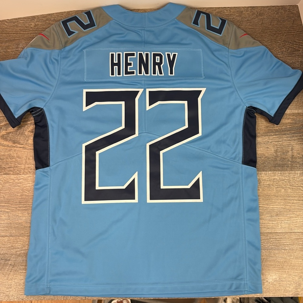 Men’s Nike Tennessee Titans Derrick Henry OnField Dri Fit Jersey Size Large - Picture 3 of 12